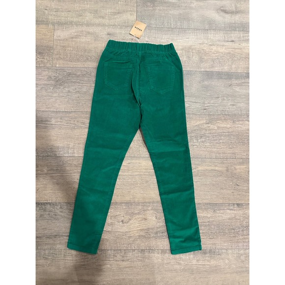 Mini Boden Kids Green Corduroy Pull On Pants Trousers Slim Leg New - Picture 4 of 4